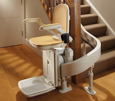 Silla salvaescaleras para escalera curva