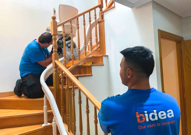 instalar una plataforma salvaescaleras