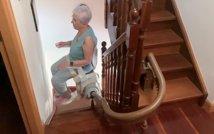 Independencia con la silla salva escaleras Medas