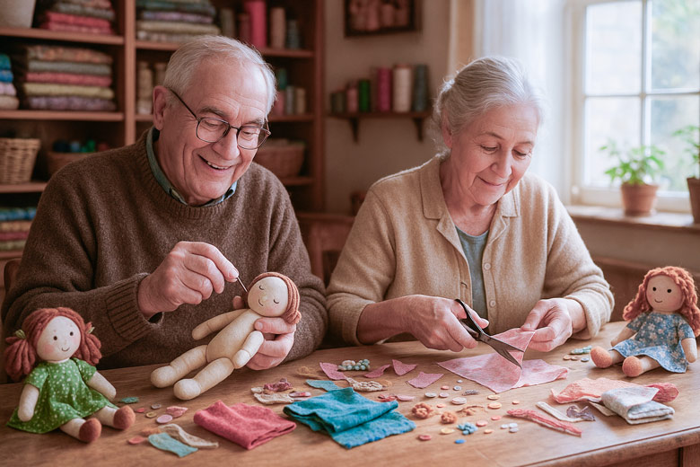 15-actividades-creativas-para-disfrutar-con-personas-mayores-Creación-de-marionetas-o-muñecos-de-trapo-1