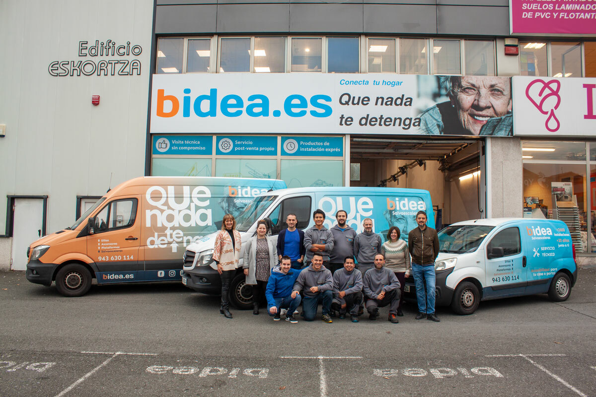 Mantenimiento de escaleras con Bidea