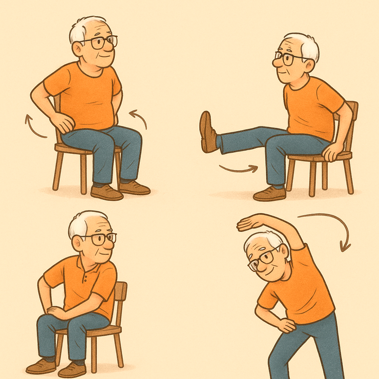 Ejercicios de movilidad articular para mayores