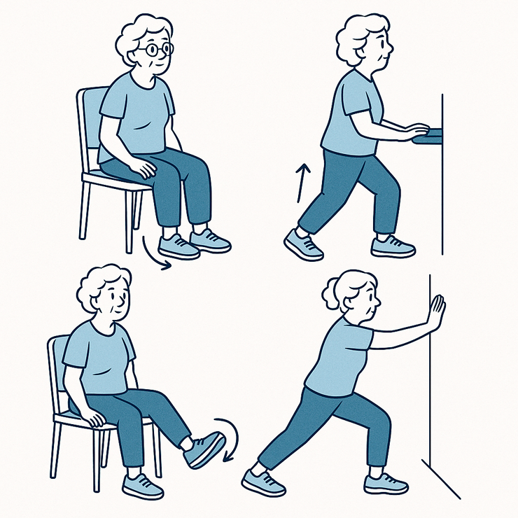 Ejercicios de movilidad articular para mayores