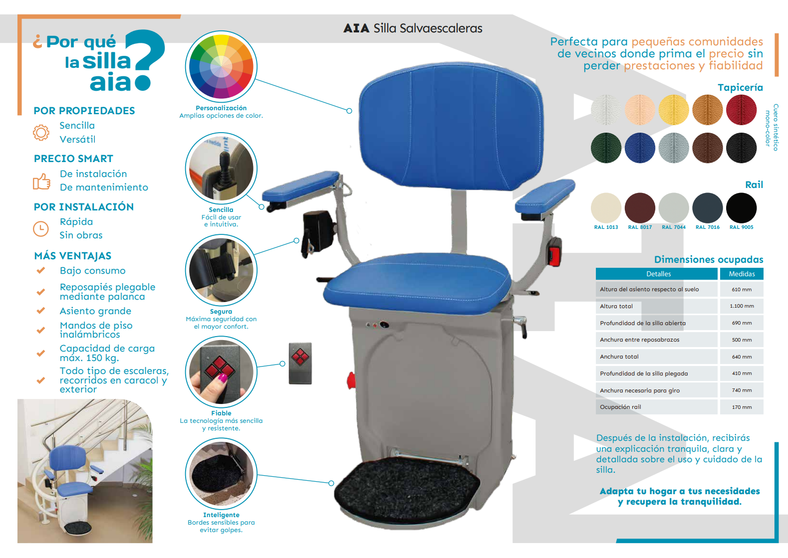 Silla Salvaescaleras AIA Silla Salvaescaleras AIA